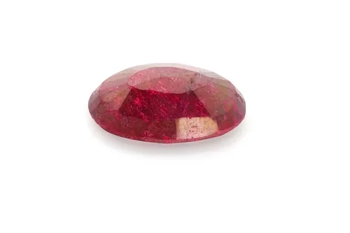 23.93 Carat Oval Purplish Red Ruby