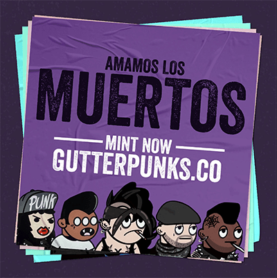 Gutter Punks Flyer - Los Muertos