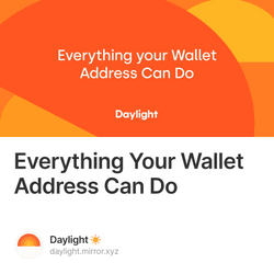 Everything Your Wallet Address Can Do collection image