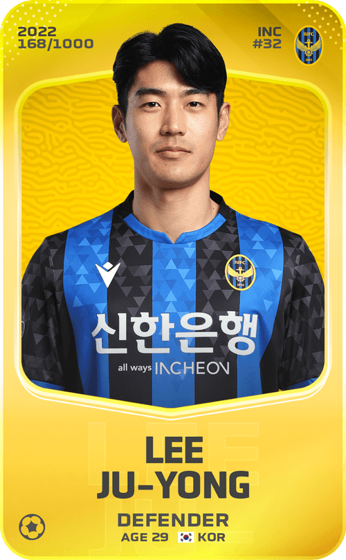 Lee Ju-Yong 2022-23 • Limited 168/1000