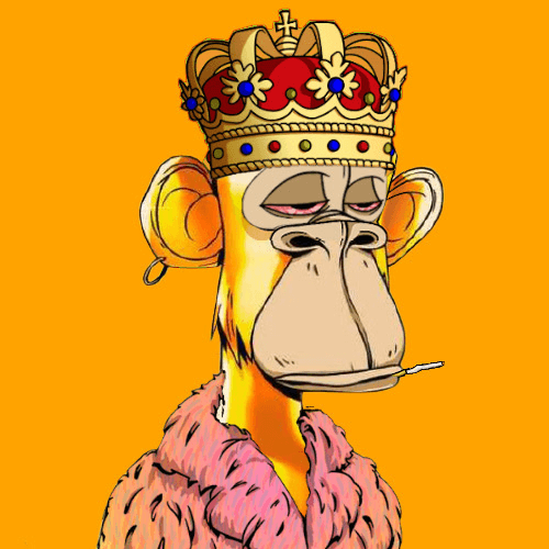 Crowned Bored Ape with Gold Fur - Collection | OpenSea