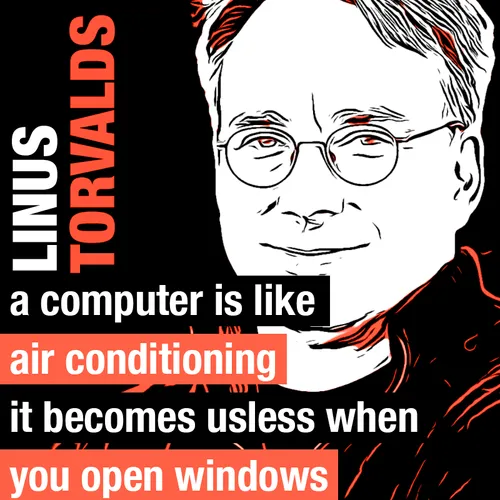 Linus Torvalds (1/1) - Orange Edition