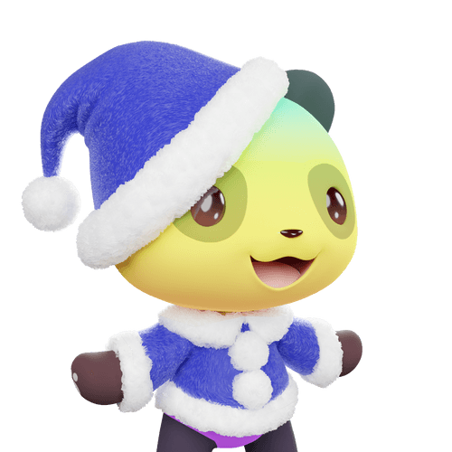 3D LEELEE-Santa-Rainbow02-#20500