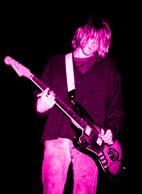 Kurt Cobain - Lithium - Hot pink