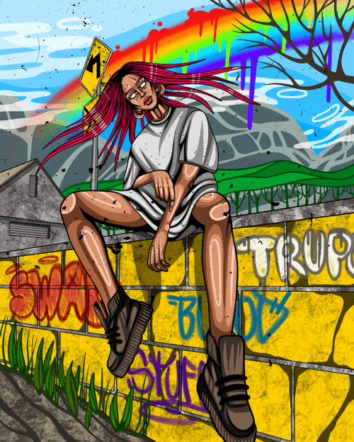 Against the rainbow