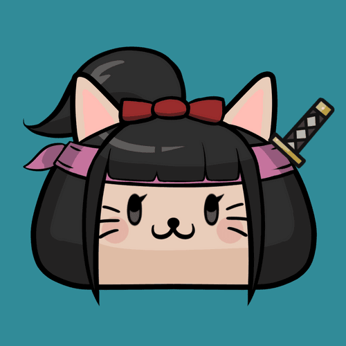 CryptoNinja kawaii cats #002-0001