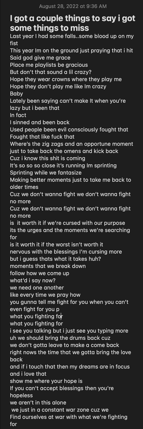 Lyrics