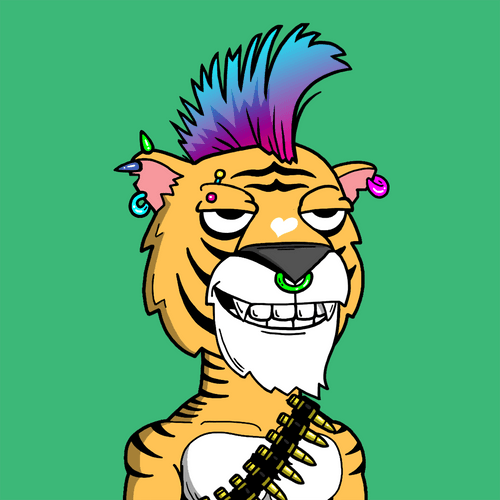 Grouchy Tiger Social Club #9444