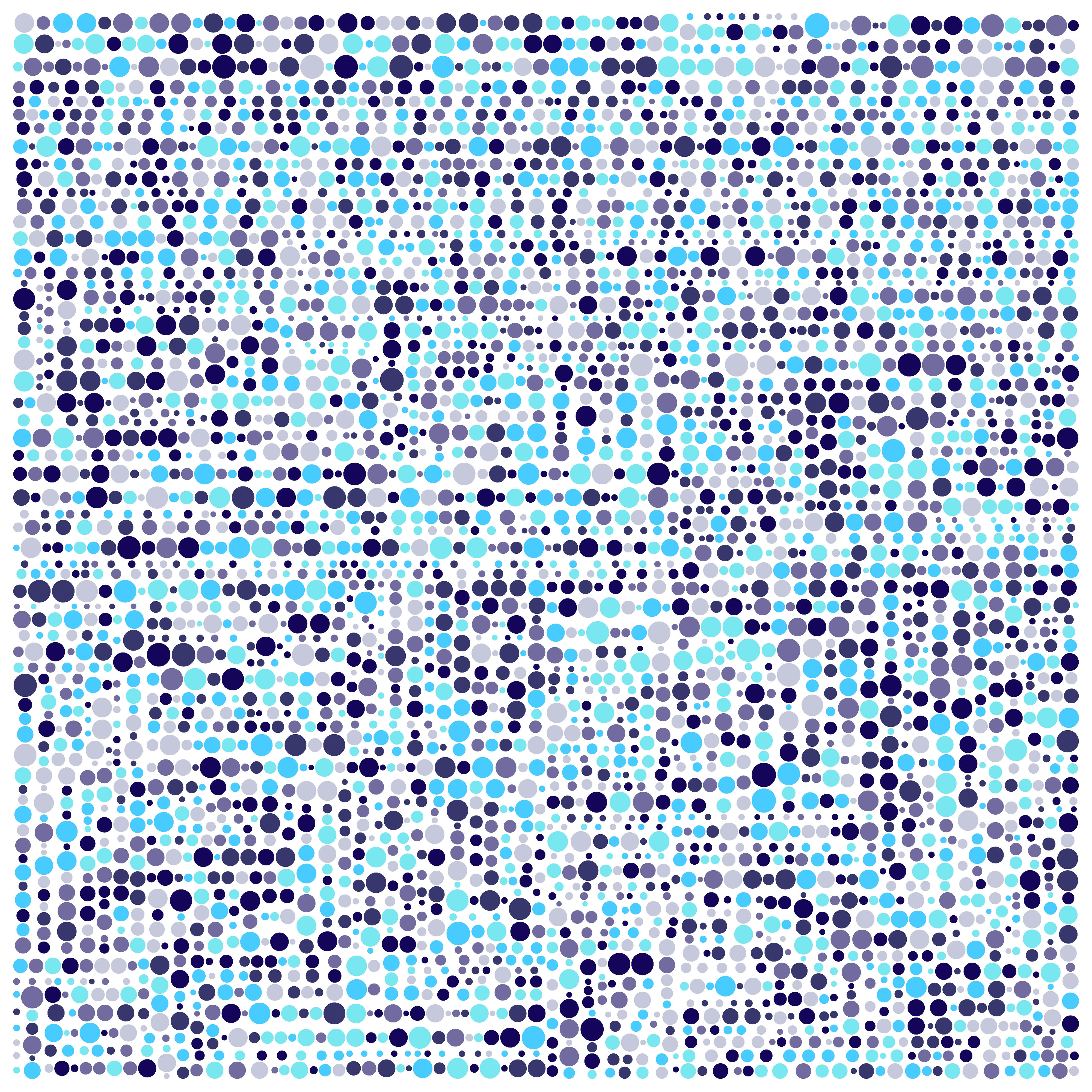 '4357 Circles' - Ethereum All-Time-High - MooniTooki Project - Abstract NFT Art @ 6480 x 6480 pixels. 