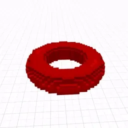 Inflatable Pool Ring | Red