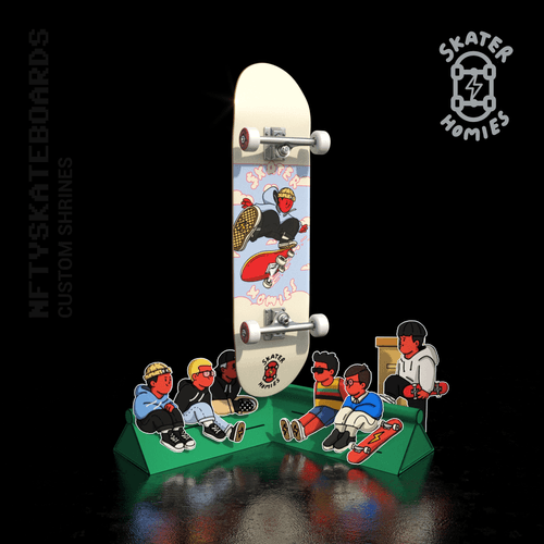 NFTYSK8 Custom Shrines - Skater Homies Collab