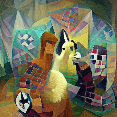 Llama meets llama and it is love at first sight
