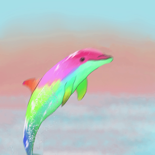 #1 Rainbow Dolphin