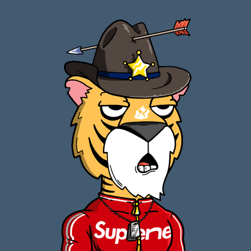 Grouchy Tiger Social Club #3232