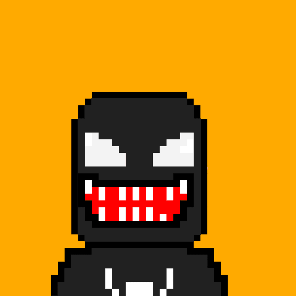 minecraft pixel art venom