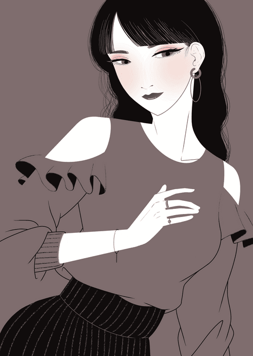 Frilled Shoulder