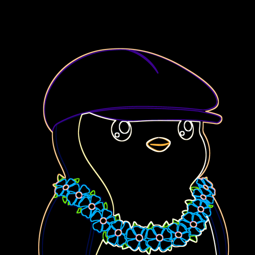 Neon Pudgy Penguin 499