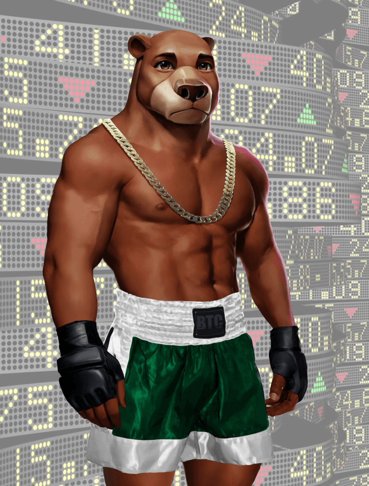 Wall Street Avatar Fighter Bear #483
