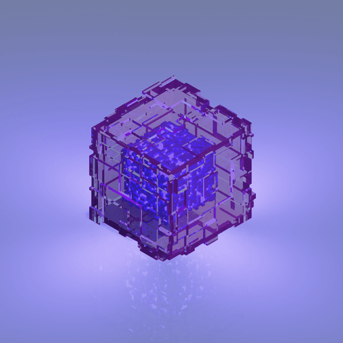 VoxCube Alpha Blue-Purple