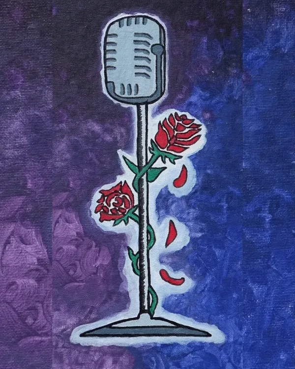 Microphone and Roses (Oscars Edition 1/9)