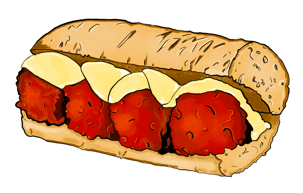 hoagie sandwich clip art