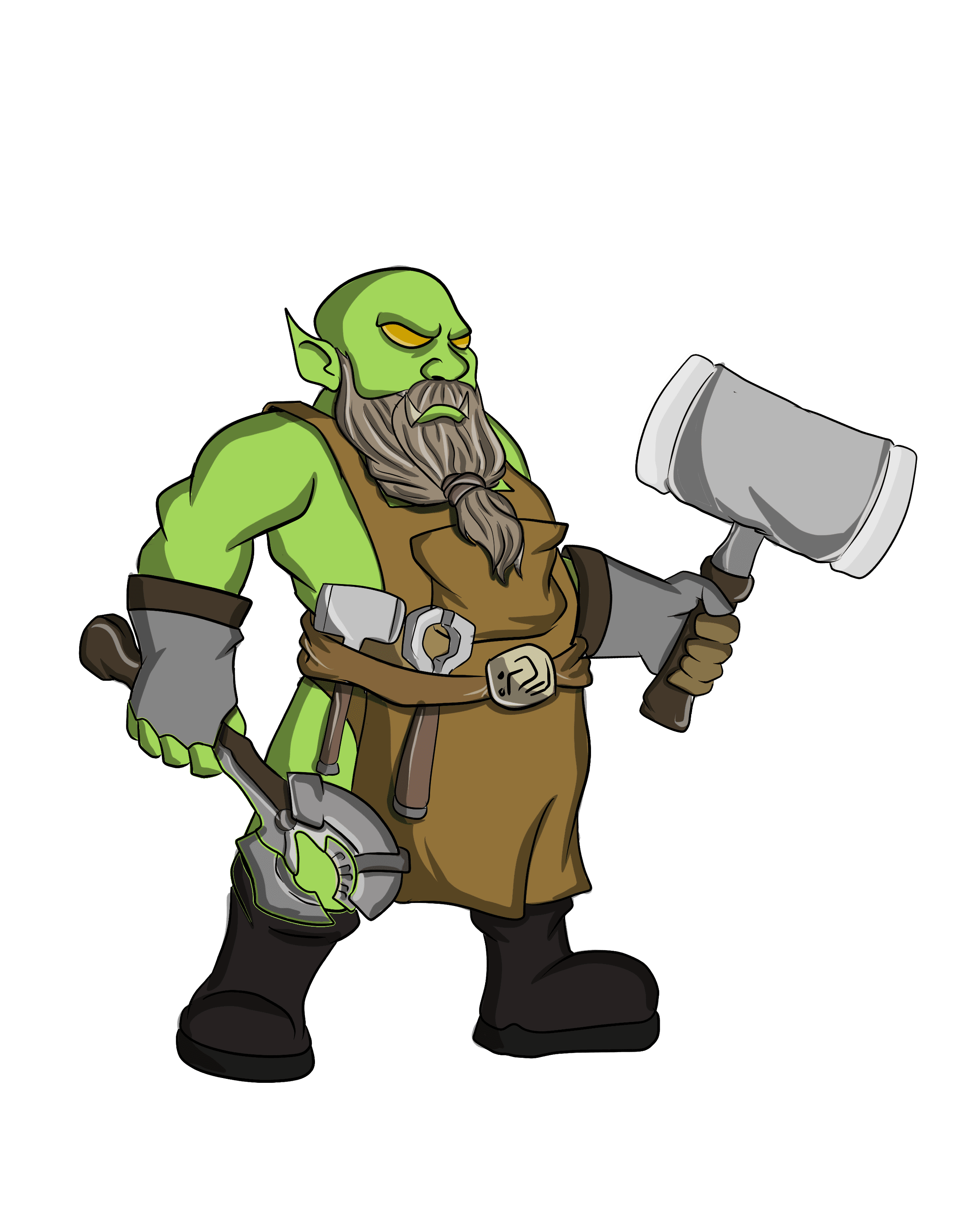 Orclands Blacksmith Orc Level 2