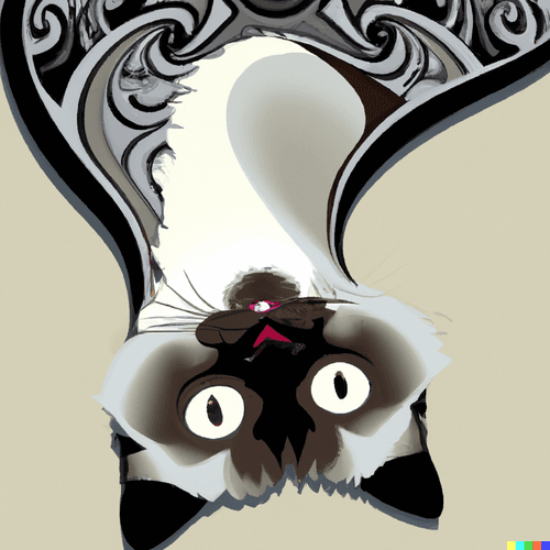 Outrageously Goofy Siamese