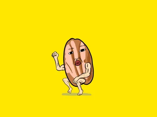 Suyaki Mix Nuts Otoko Pecan nuts gif
