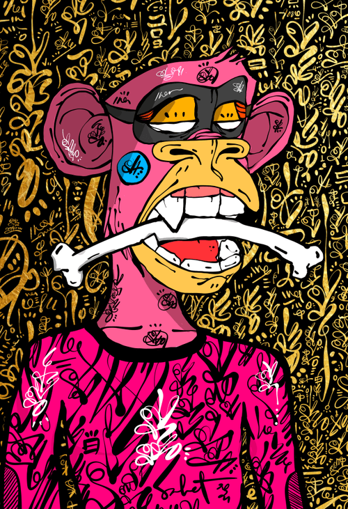 Primal Pink Ape 2021 SABET X BAYC / SPECIAL EDITION