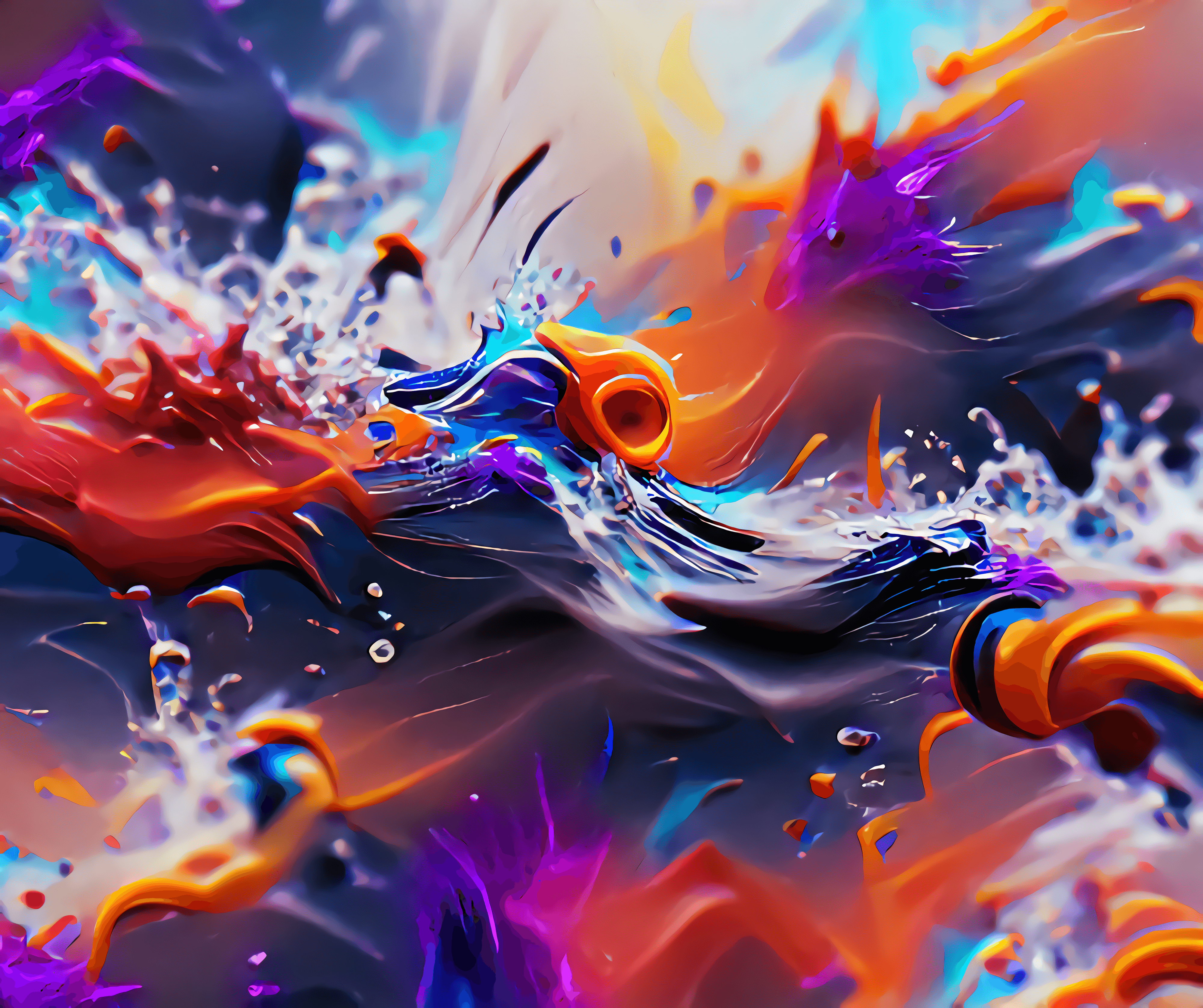 Abstract Color Splash