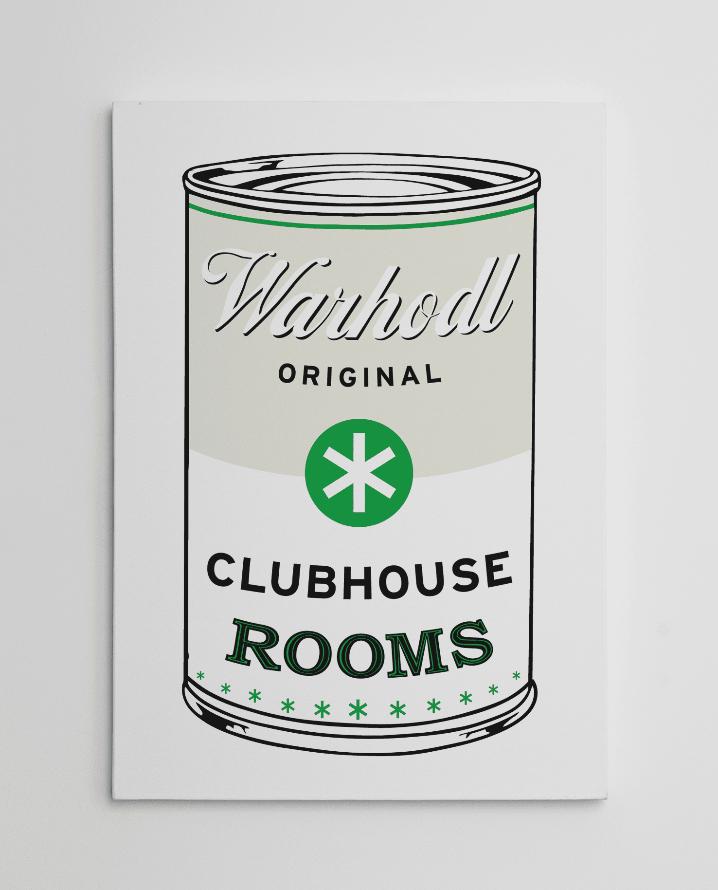 WARHODL Artist Proof "CLUBHOUSE" Original Can