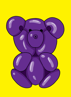 Boring balloon bear life collection image