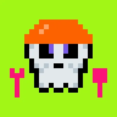 Kawaii SKULL #9407