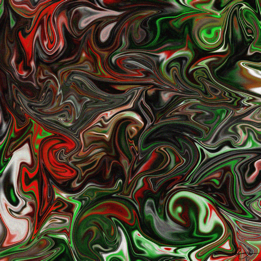 Digital Abstract Art #23 Snake