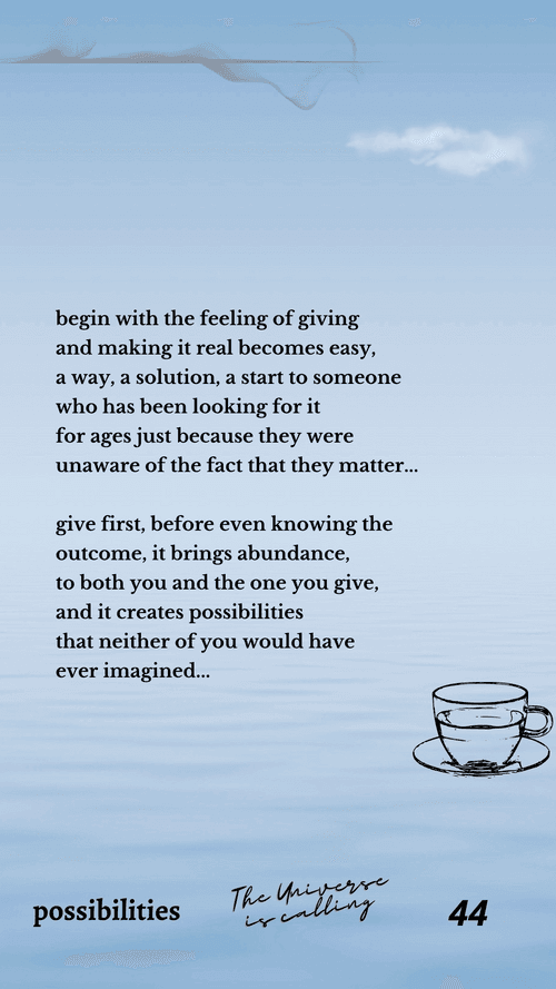 Give First