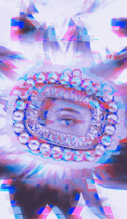 Black Dahlia Lovers Eye Glitch