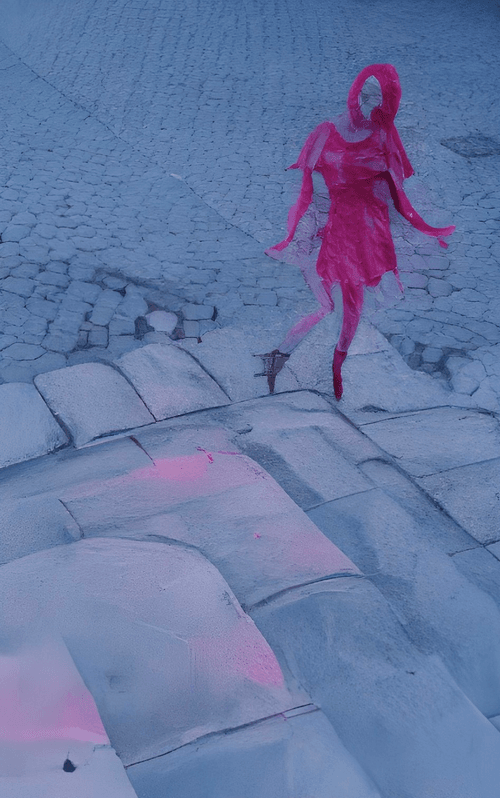 Dancing ghost