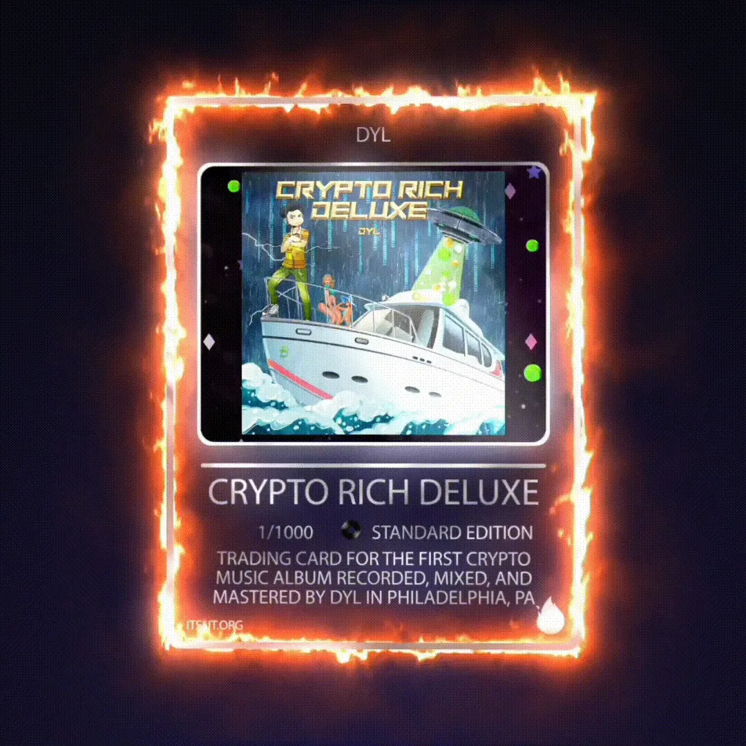 Crypto Rich Deluxe Trading Card (Standard)