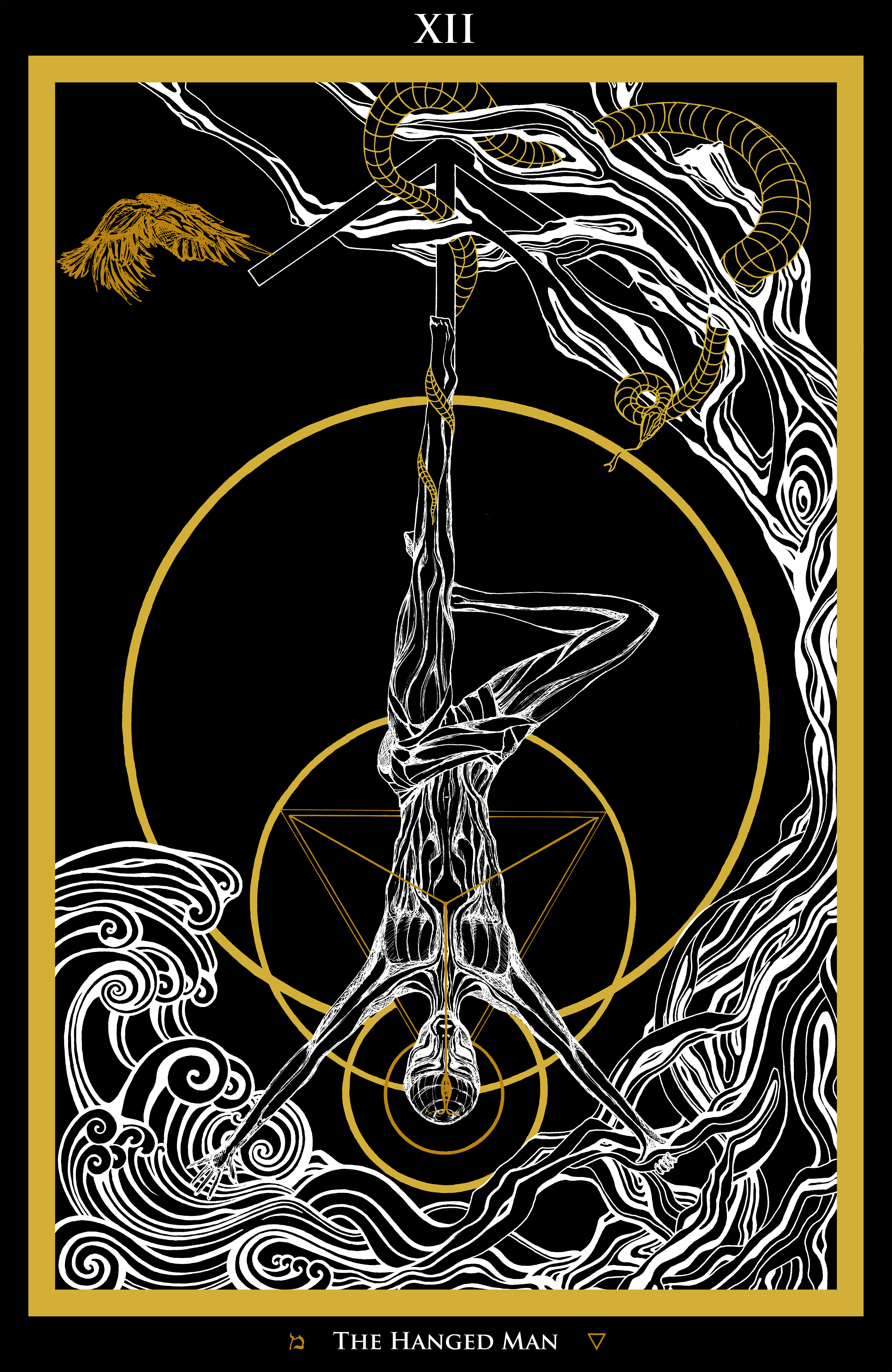 XII - The Hanged Man / Conjunction Tarot