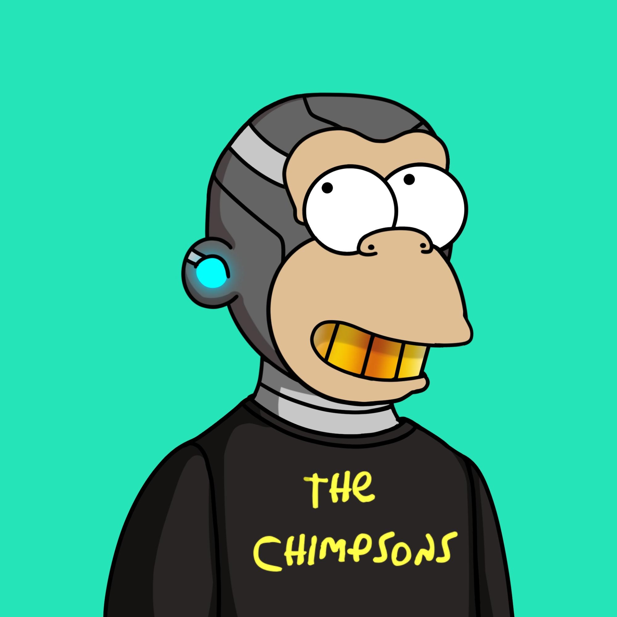 Chimpson 811 The Chimpsons Official Opensea