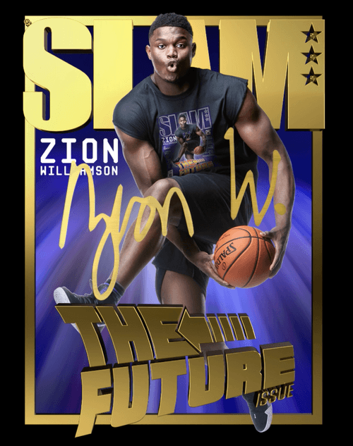 Zion Williamson: SLAM Future Issue GOLD AUTOGRAPHED (#5 of 20)