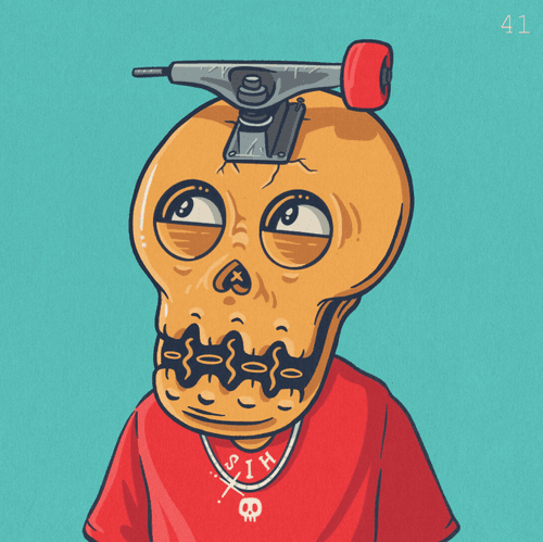 Skull Island Head #41