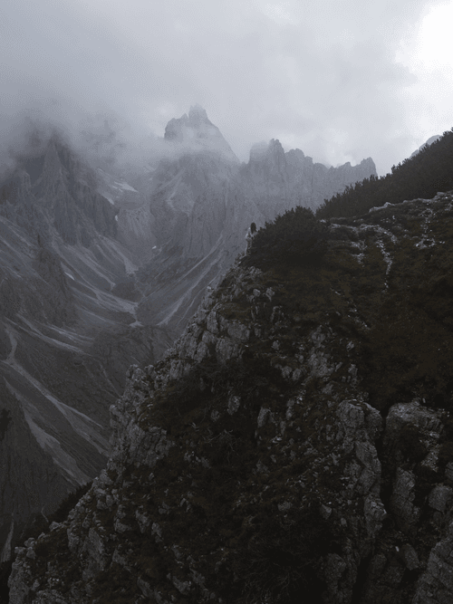 From the cliff