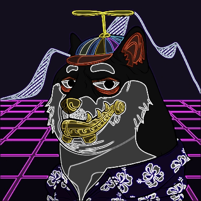 Neon Doggy #08