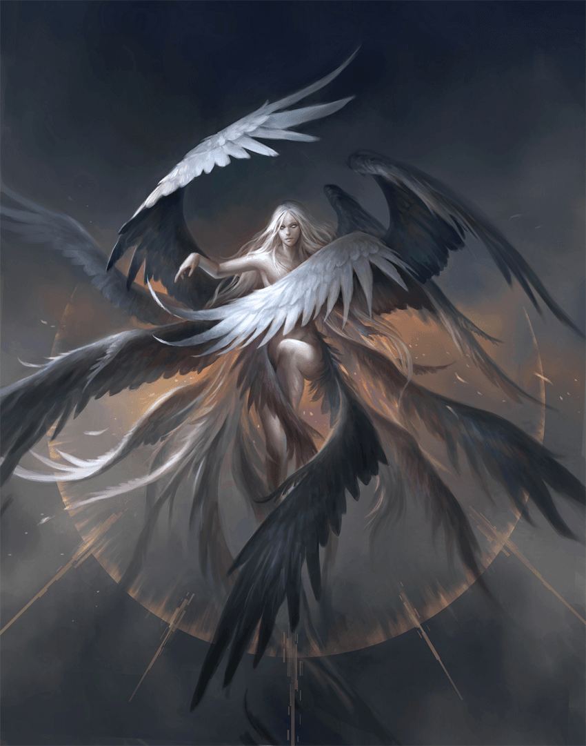 Worm - The Simurgh - Demons and Angels Art | OpenSea