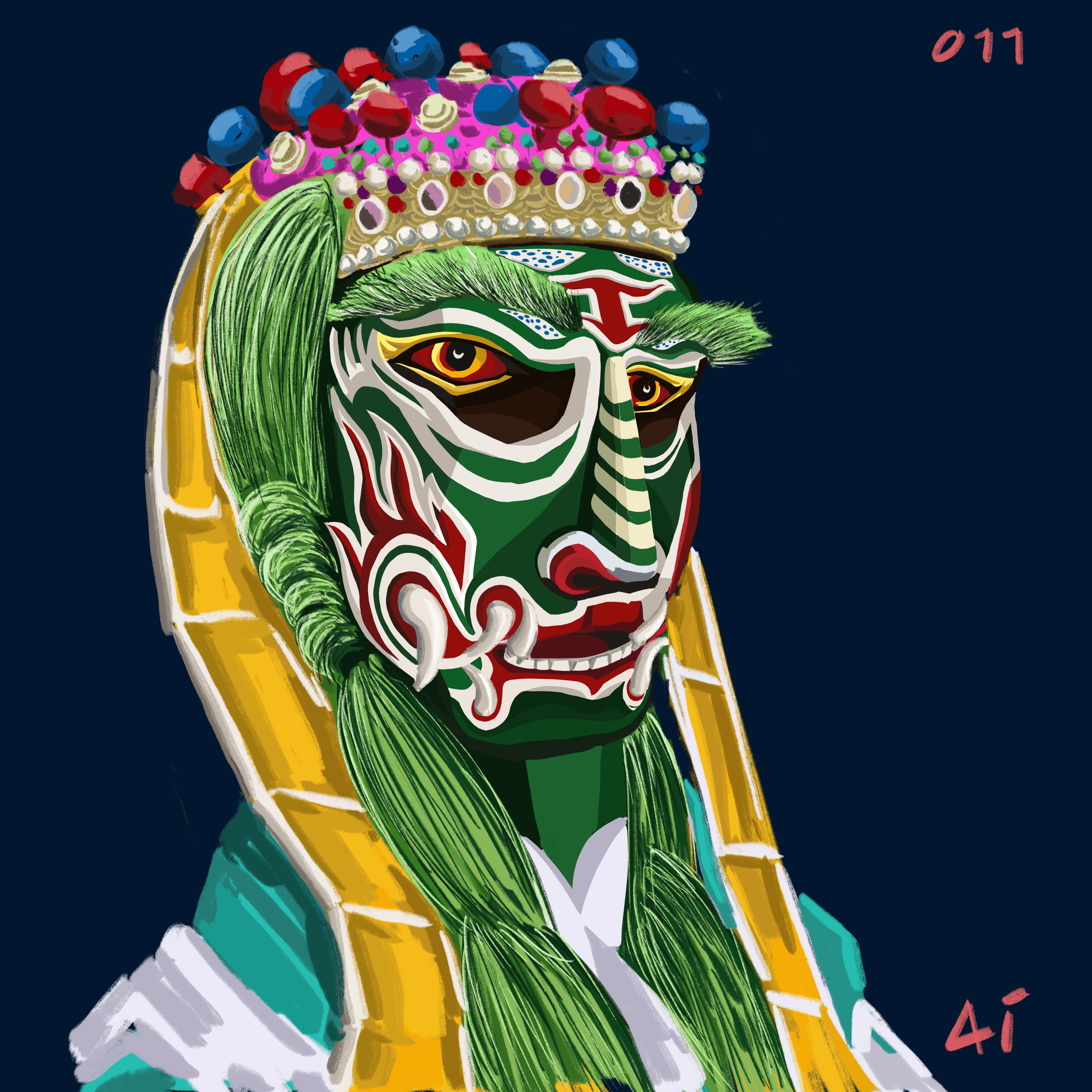 Chinese Ai Mask #005