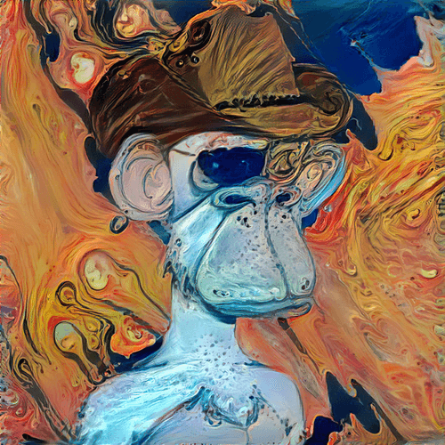 Abstract Bored Ape #0020