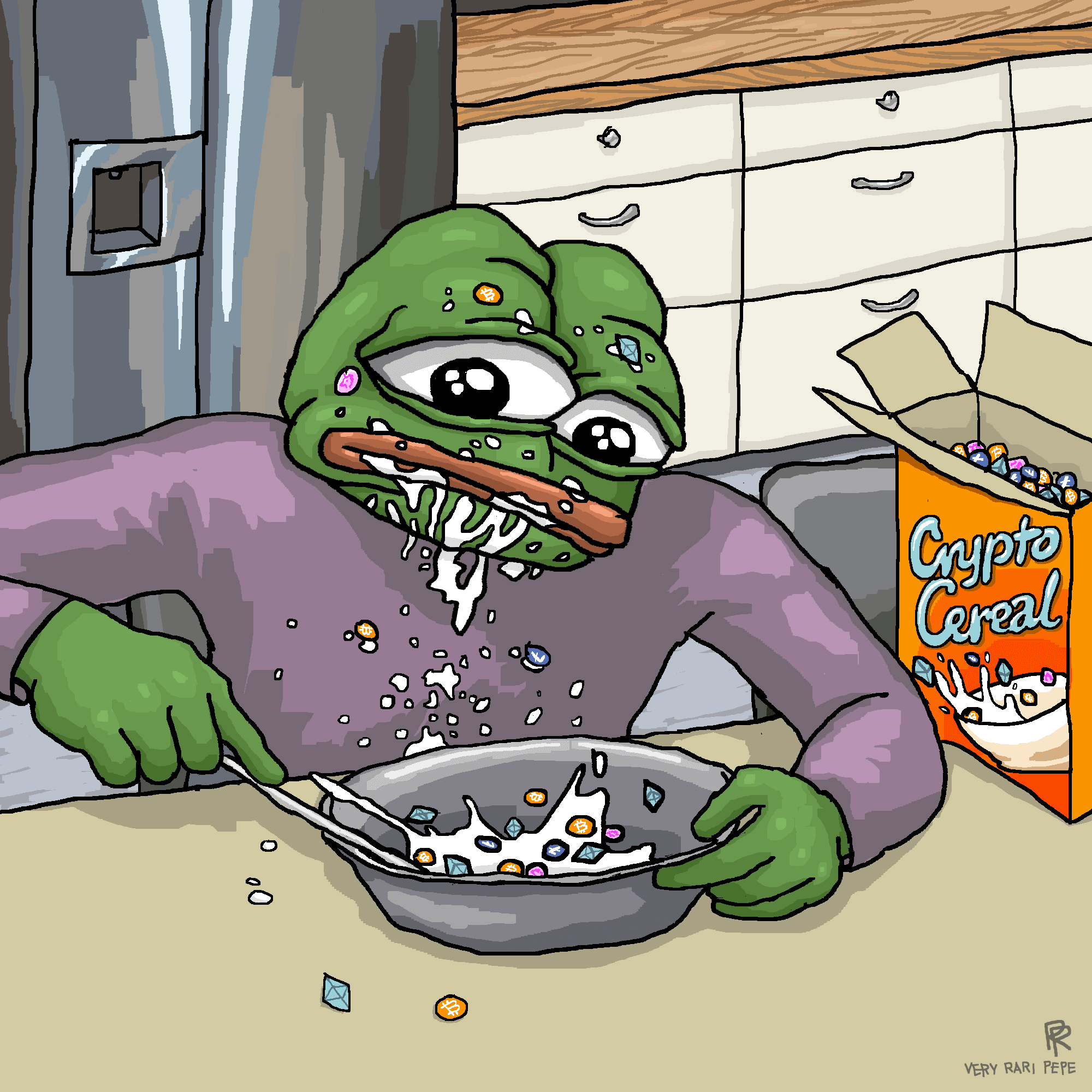 Pepe's breakfast.