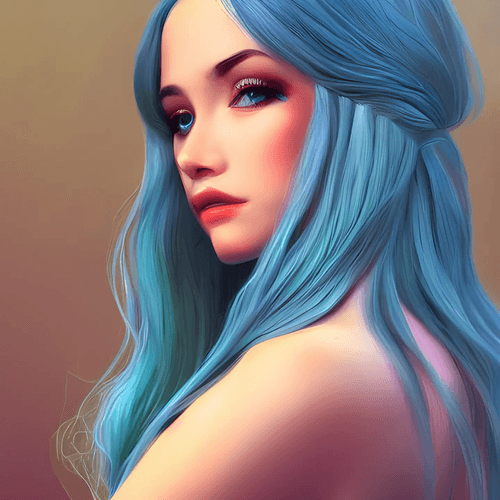 Turquoise Girl #54