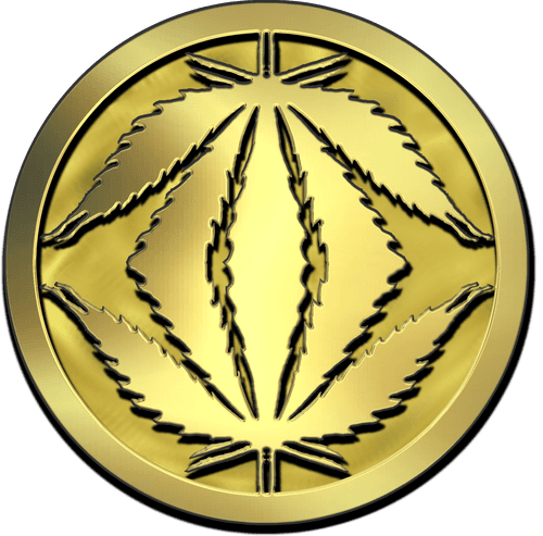 Marijuana Trading Card Coin #8/10